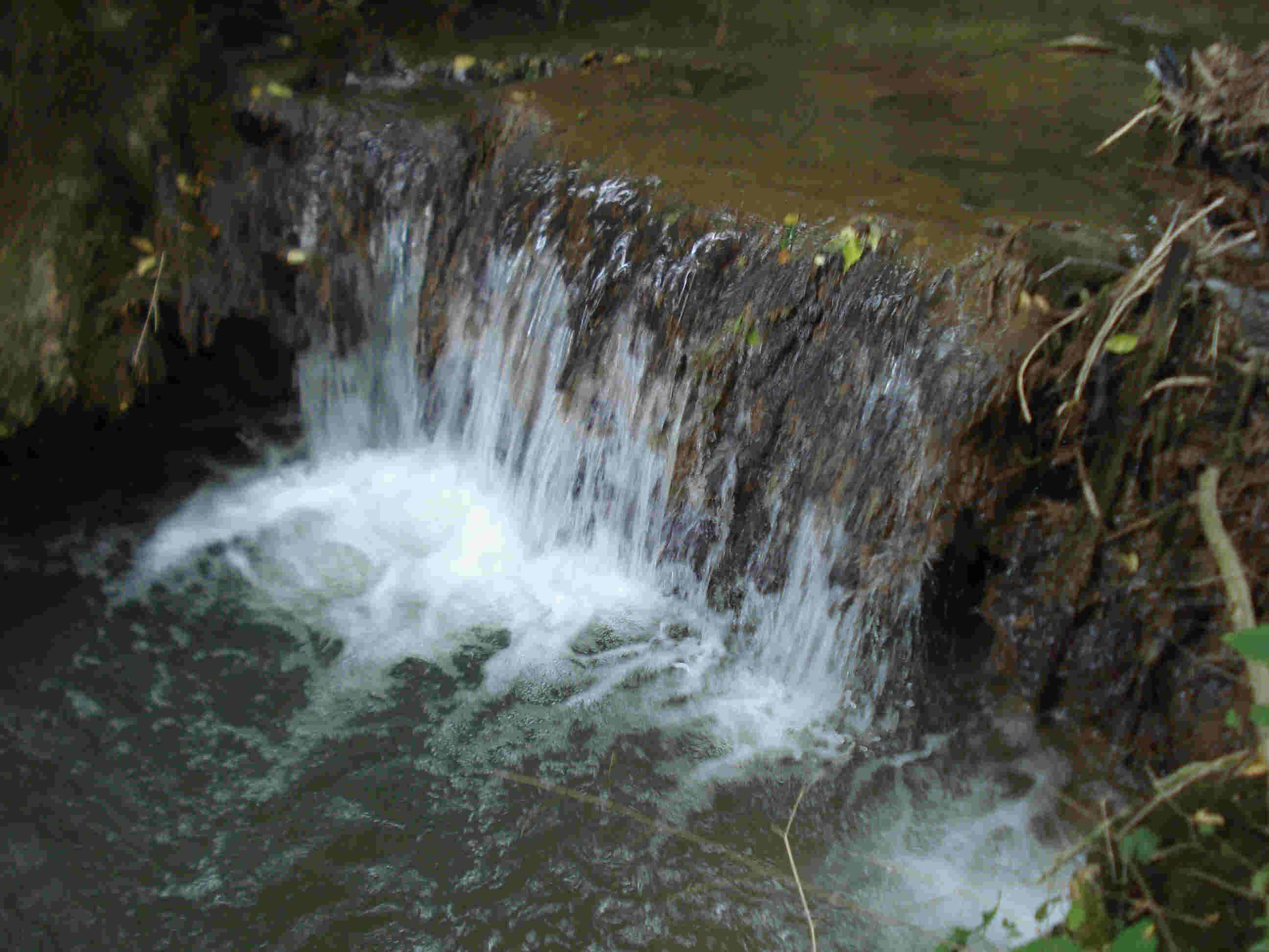 Wasserfall im Schafbach nach Darstadt