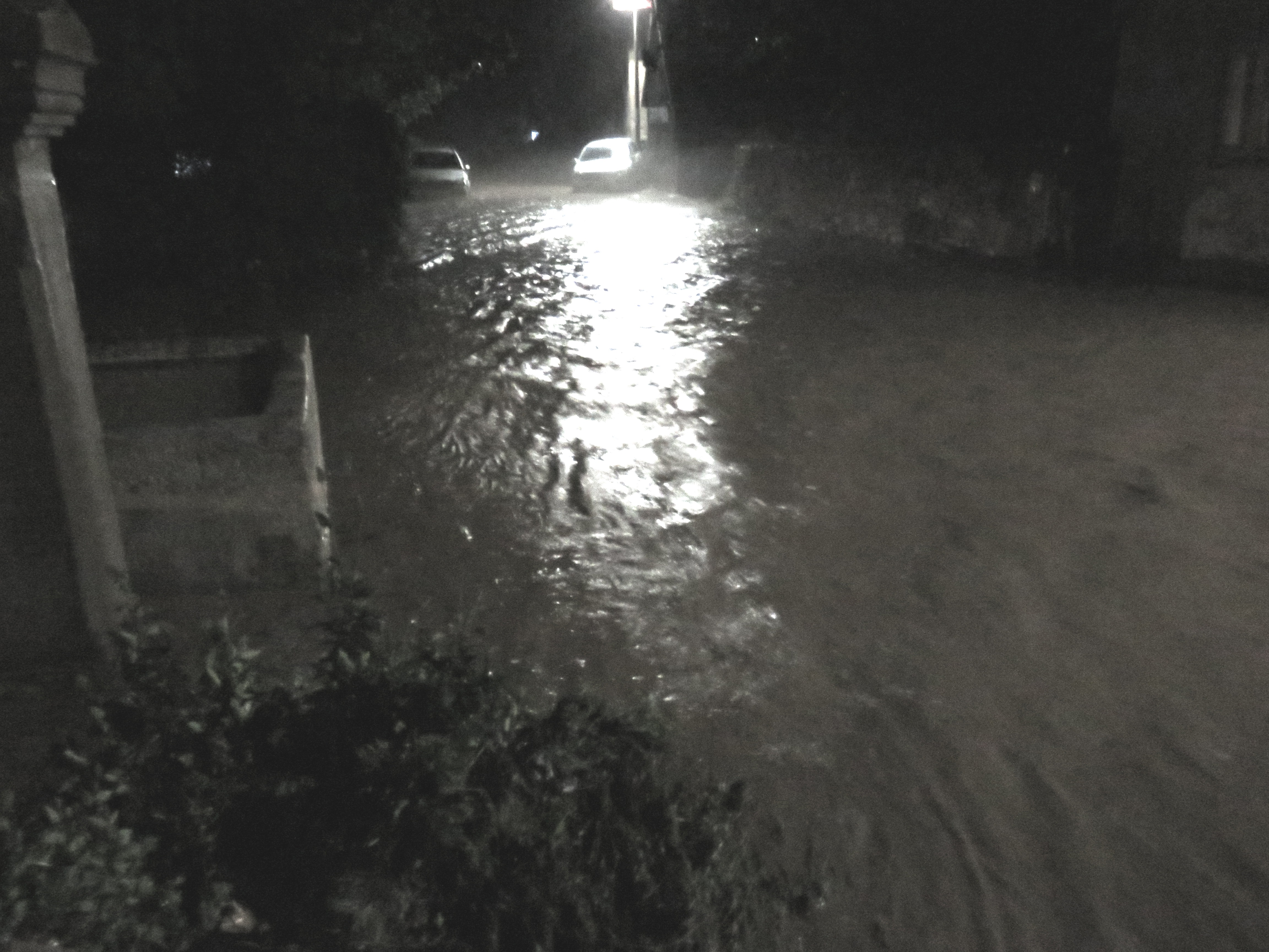 Hochwasser in der Saarbachstraße