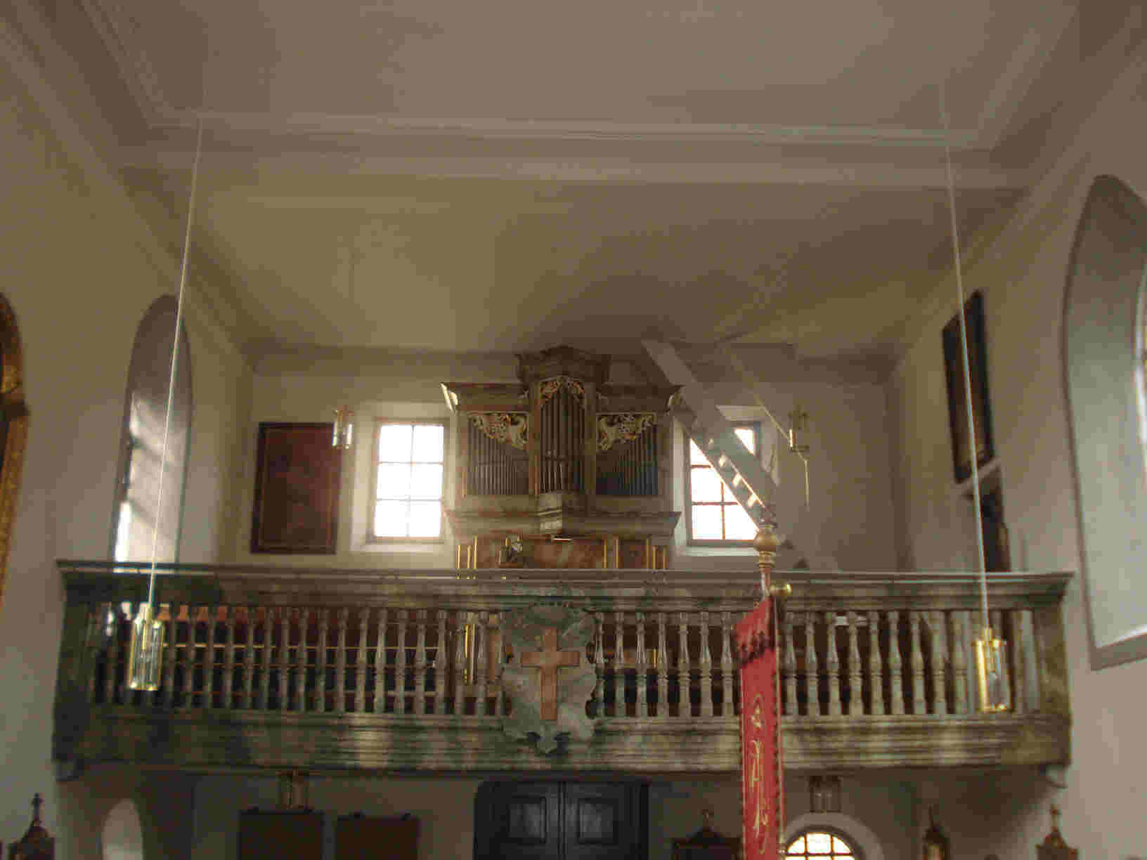 Darstadt Orgel und Empore